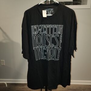 Led Zeppelin Black Short Sleeve Tee